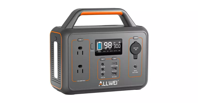 ALLWEI draagbare accu station 300 watt