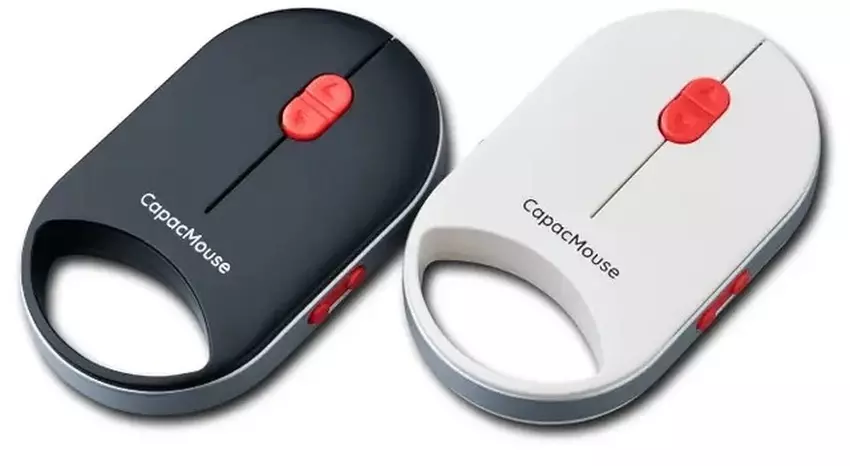 CapacMouse Pro in zwart en wit