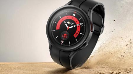 Samsung Galaxy Watch 5 Pro met een 45 mm titanium horlogekast en saffierglas is verkrijgbaar op Amazon met een korting tot $192