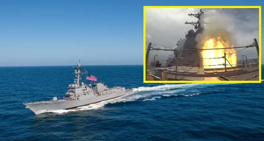 USS Jack H. Lucas, de eerste U.S. Flight III destroyer van de Arleigh Burke klasse, lanceerde met succes Standard Missile 2