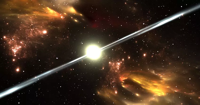 De krachtigste gammastraaluitbarsting in de geschiedenis gaf geboorte aan een zwart gat en hield de aarde gevangen, ondanks dat deze 2,4 miljard lichtjaar van ons verwijderd was