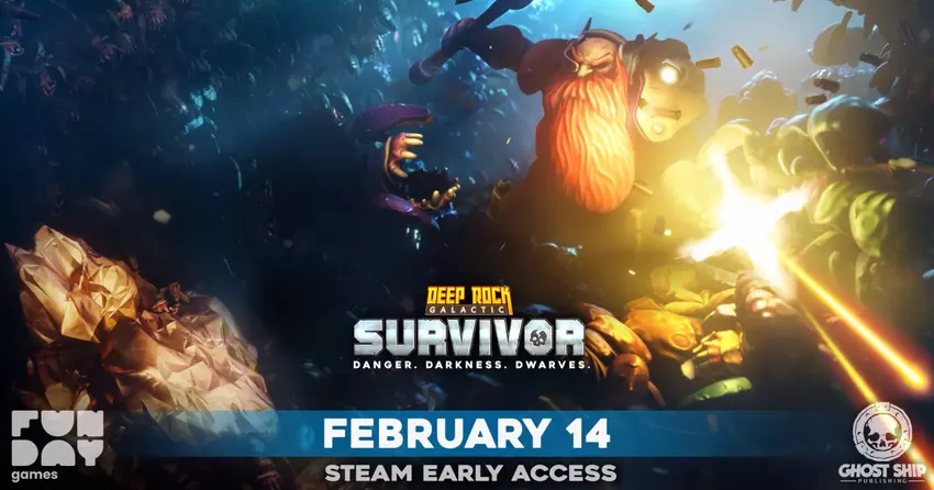 Isometrische shooter Deep Rock Galactic: Survivor komt op 14 februari uit in early access