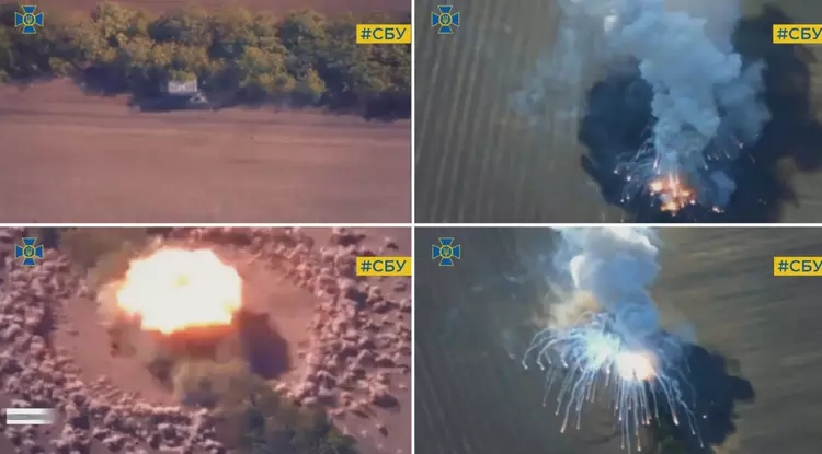HIMARS vernietigde een Russisch TOS-1A zwaar ...