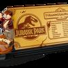 Informatiebord en standaard voor T-Rex