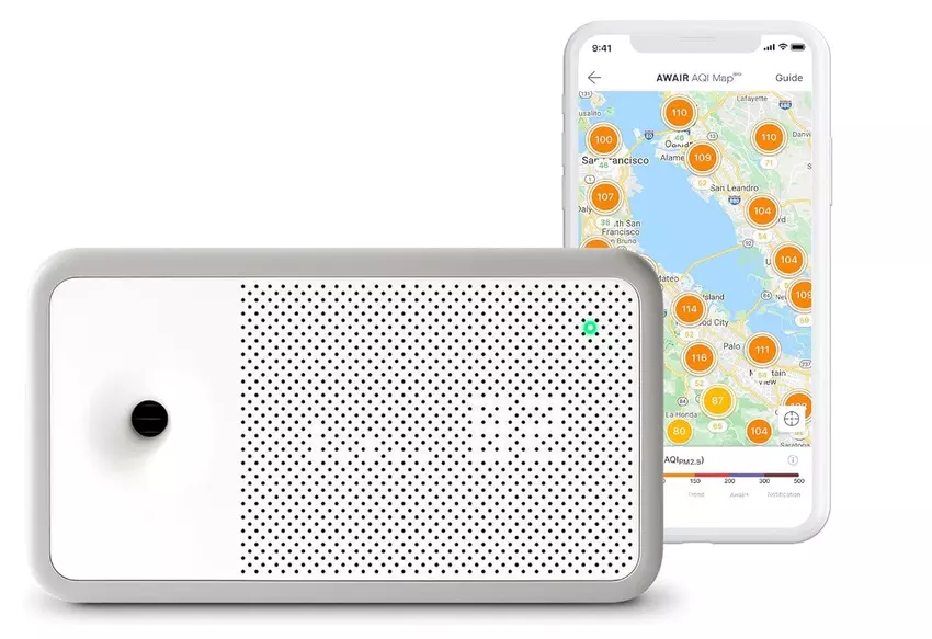 Awair Element allergenen detector woning