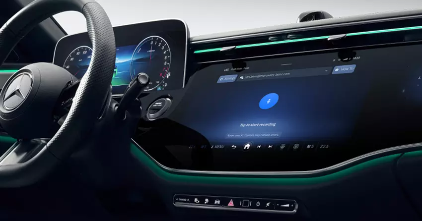 Mercedes-Benz lanceert slimme notitie-app met ondersteuning voor spraakinvoer