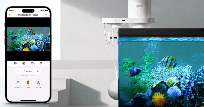 Wolmds automatische visvoederautomaat wifi