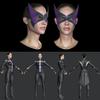 Conceptkunst van een mogelijke Damian Wayne in een Batman-costuum