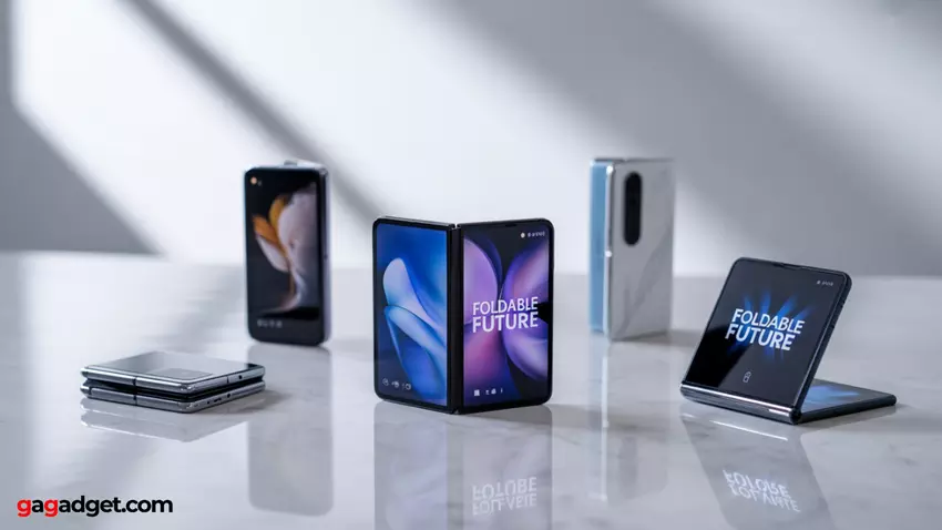 clamshell opvouwbare telefoons