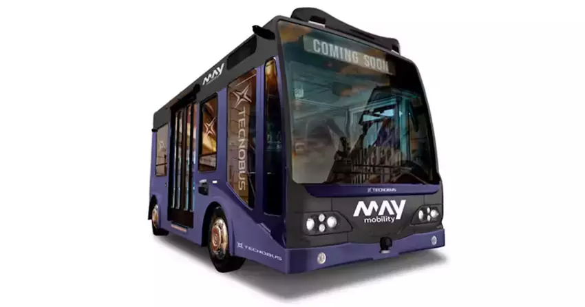 May Mobility onthulde een autonome elektrische minibus op CES 2025
