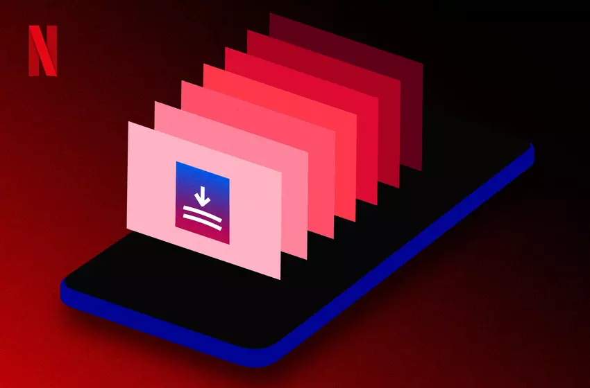 Seizoensdownloadknop in de Netflix-app