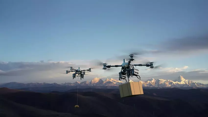 DJI kondigt FlyCart 100 aan, een vrachtquadcopter van $12.500 met een parachutesysteem