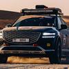 Genesis GV80 Desert Edition onderweg