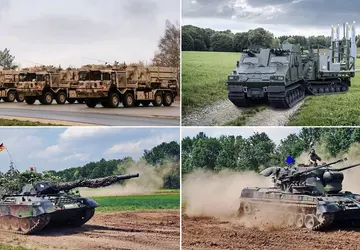 110 Leopard 1A5 tanks, 18 IRIS-T ...