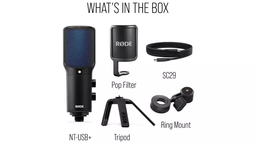 RODE NT-USB Plus plug-and-play podcastmicrofoon