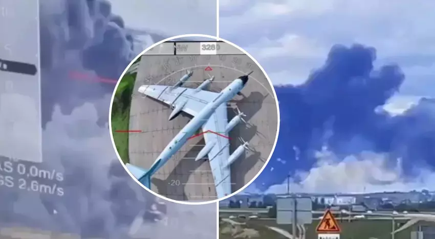 Unieke video: FPV-drones zijn onderweg om de Russische strategische luchtvaart te vernietigen als onderdeel van operatie "Spinweb"