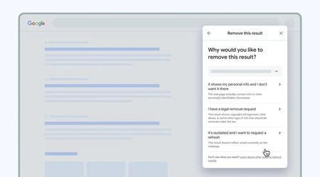 Google laat gebruikers sneller persoonlijke informatie uit zoekresultaten verwijderen