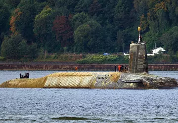 De Vanguard-klasse nucleair aangedreven onderzeeër met ...