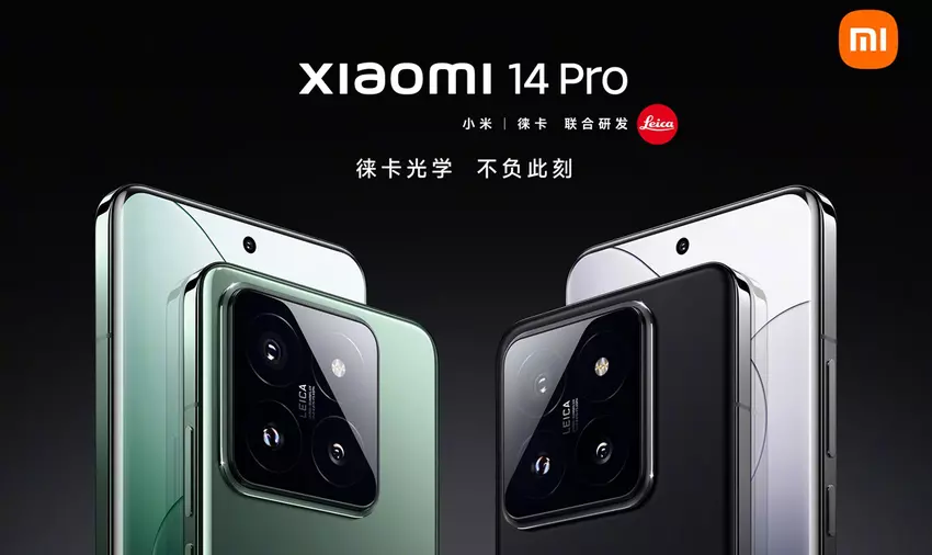 Xiaomi 14 Pro - Snapdragon 8 Gen 3, Leica-camera's, 120Hz WQHD+ scherm en 120W opladen geprijsd vanaf $685