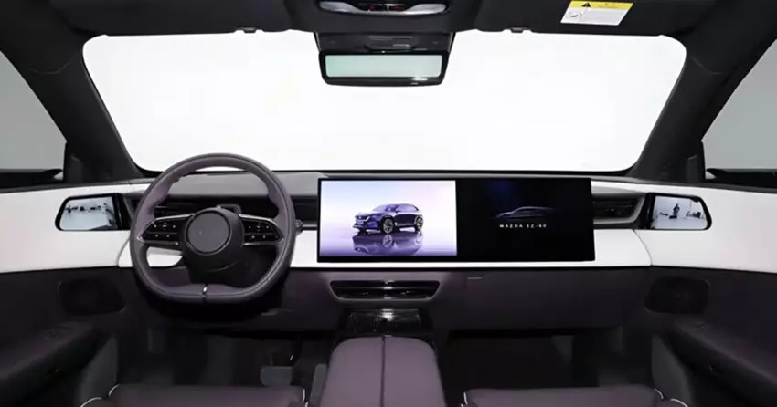 26,5-inch display en Dolby Atmos: Mazda heeft het interieur van de EZ-60 elektrische crossover onthuld