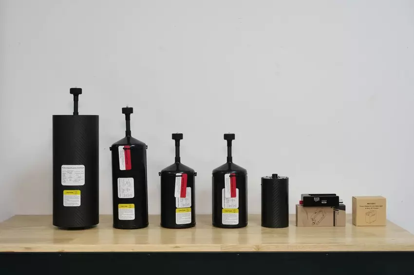 Optische vezelhaspels in verschillende maten