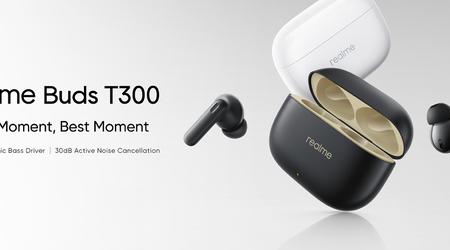 realme Buds T300: TWS-hoofdtelefoon met ANC, Spatial Audio-technologie en een batterijlevensduur tot 40 uur voor $25