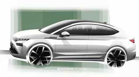De eerste ontwerpschetsen van de vernieuwde Škoda Enyaq en Enyaq Coupé met Modern Solid design zijn getoond.