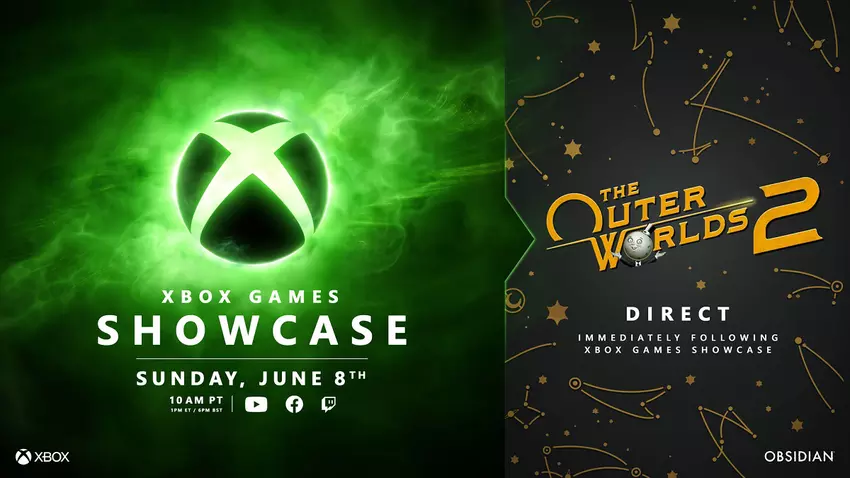 Microsoft zal op 8 juni een Xbox Games Showcase en een aparte gebeurtenis gewijd aan The Outer Worlds 2 houden