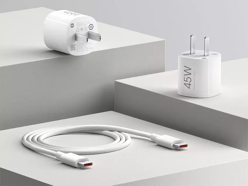 Xiaomi heeft een 45W GaN-lader onthuld met een gebundelde USB-C-kabel en een prijskaartje van $8