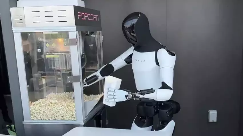 Video van de dag: robot Optimus trakteert kinderen op popcorn in Tesla's nieuwe Hollywood Diner en Supercharger establishment