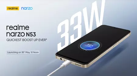 realme onthult op 18 mei Narzo N53: een budgetsmartphone met lcd-scherm, 5000mAh-batterij en 33W opladen