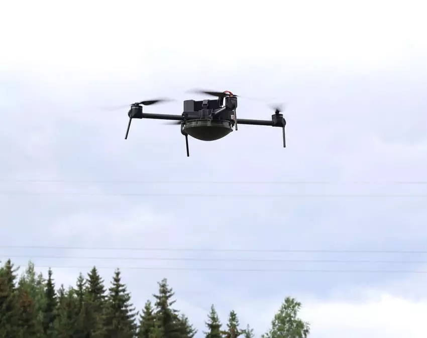 De Steel Eagle ER drone. Illustratie: Insta Group Oy