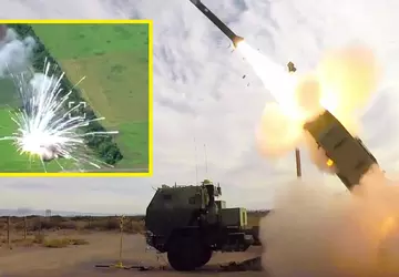 De SHARK-drone hielp het HIMARS-raketsysteem de ...