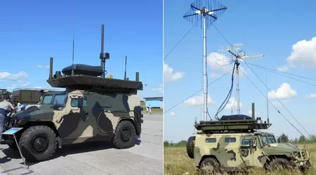 Special Operations Forces hebben een nieuw Russisch elektronisch oorlogsvoeringsysteem "Leer-2" vernietigd, gebaseerd op het Tiger-M pantservoertuig.