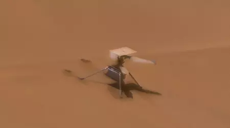 NASA laat zien wat er is gebeurd met de neergestorte helikopter op Mars