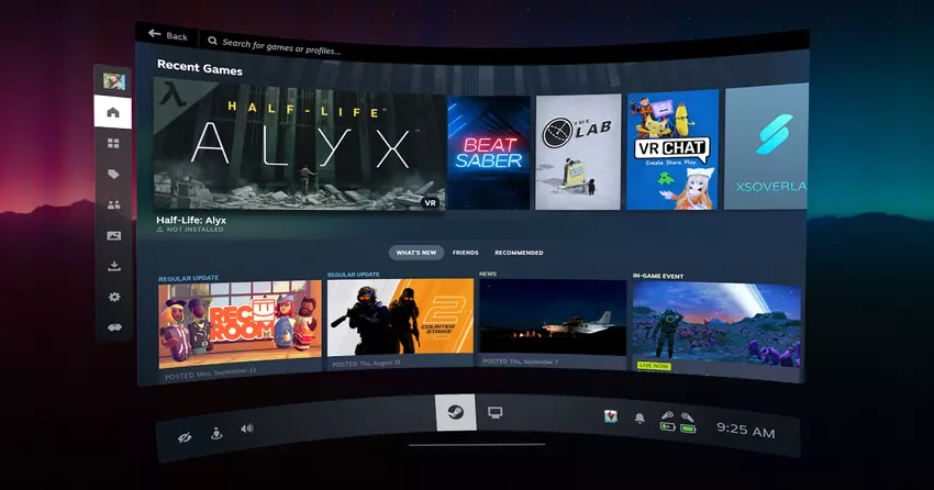 Valve brengt Steam VR 2.0 bèta uit, die nieuwe functies toevoegt, Steam-functies integreert en bugs verhelpt