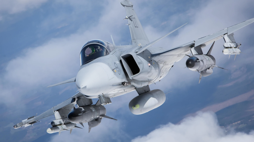 Zweedse jager JAS 39 Gripen