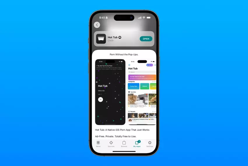 De eerste native iPhone porno-app beschikbaar via AltStore PAL alternatieve winkel is gelanceerd in Europa