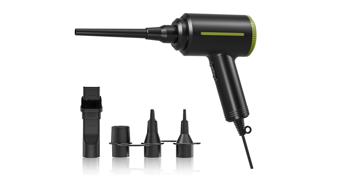 ATEngeus Persluchtzuiger luchtcompressor voor pc-reiniging