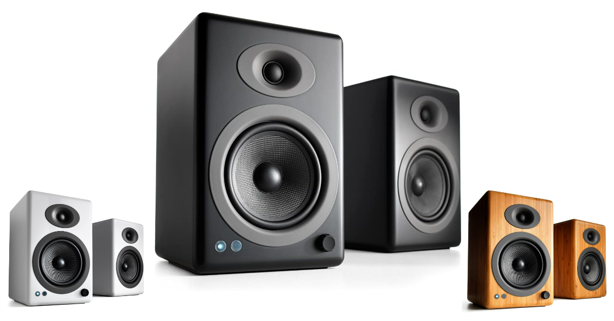 Audioengine A5+ draadloze speaker platenspeler