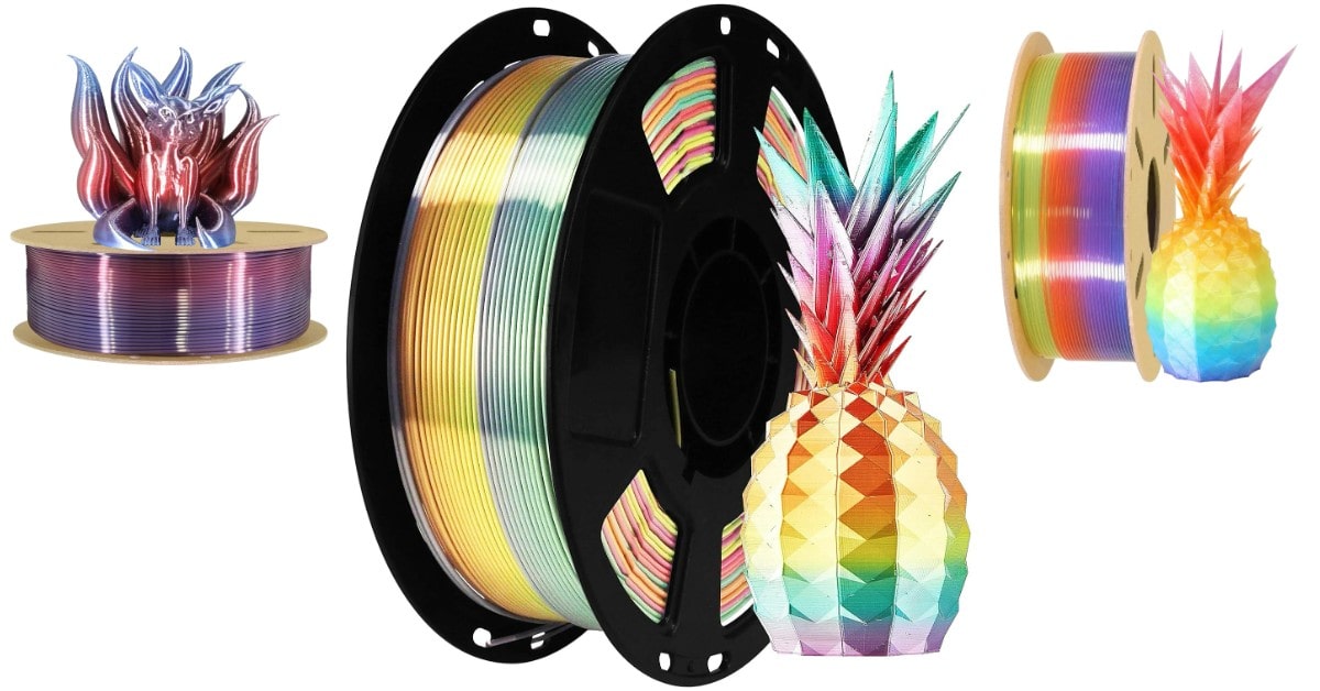ERYONE Silk Shiny Multi Color 3d printer filament voor miniaturen