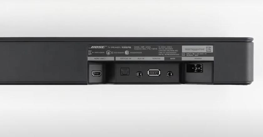 Bose panasonic soundbar