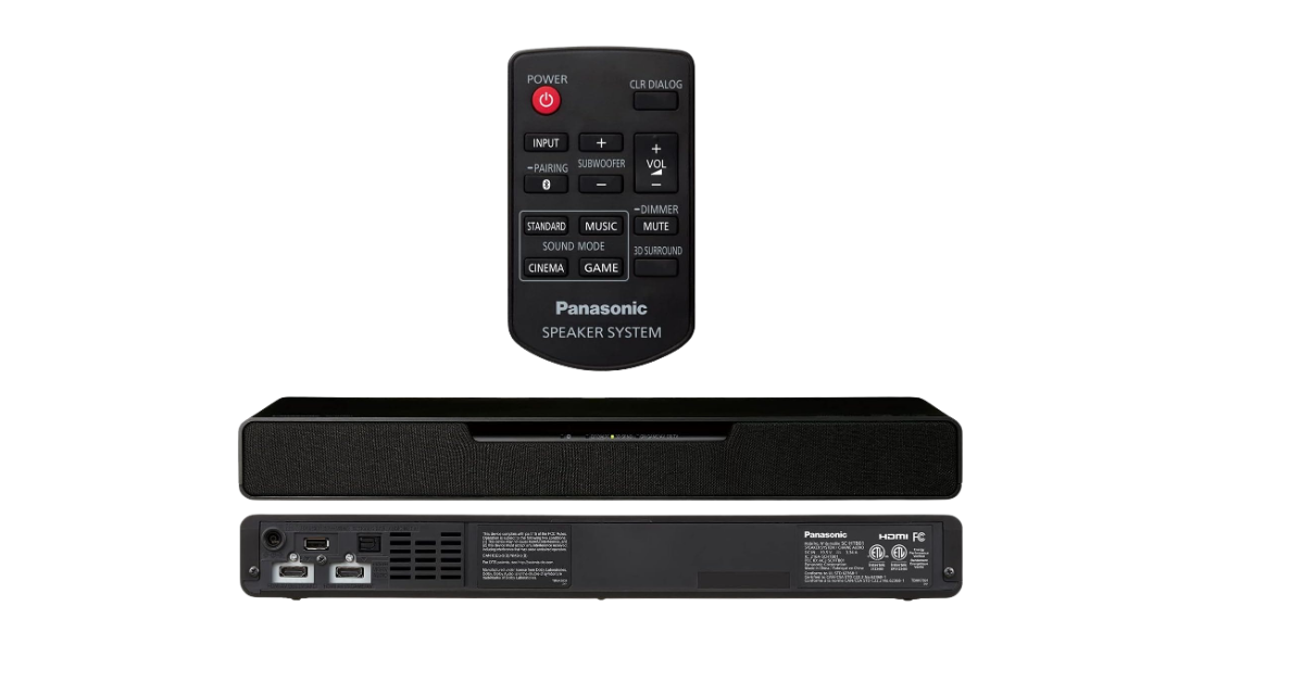 PANASONIC SOUNDSLAYER GAMING desktop soundbar