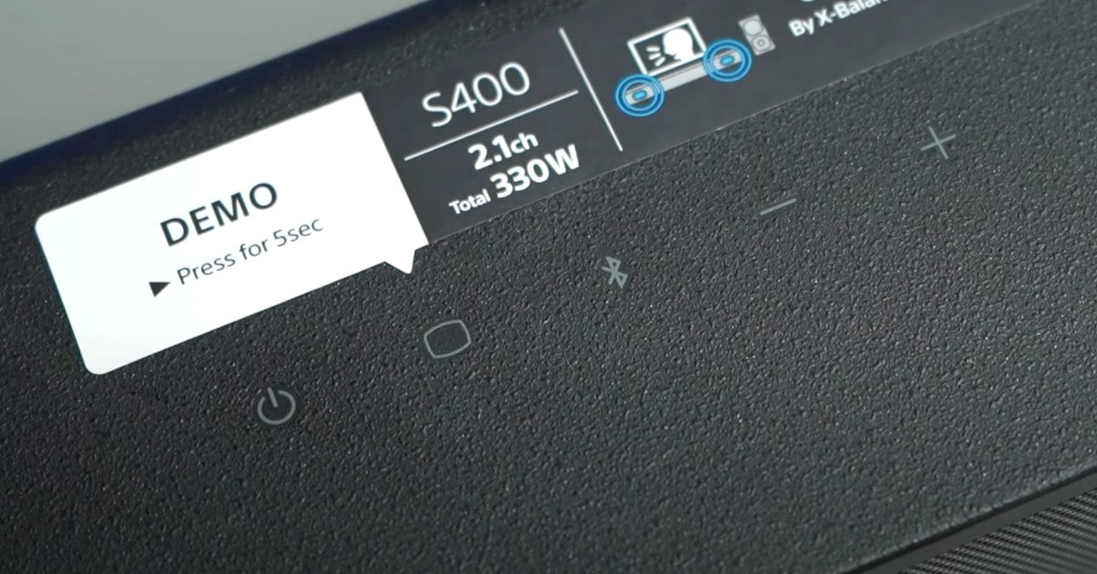 Sony HTS400 soundbar voor Sony Bravia tv