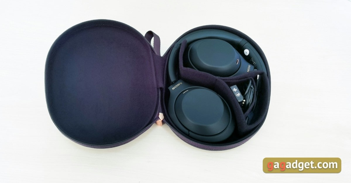 Sony WH-1000XM4 hoofdtelefoon met ruisonderdrukking voor over het oor