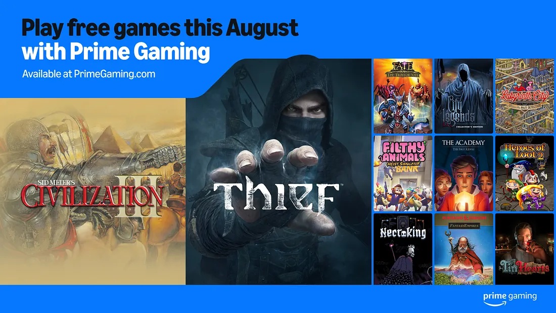 Acht nieuwe gratis spellen van Amazon Prime Gaming in augustus: details en releasedatums Nieuwe games gratis: wat heeft Amazon Prime Gaming te bieden in augustus?