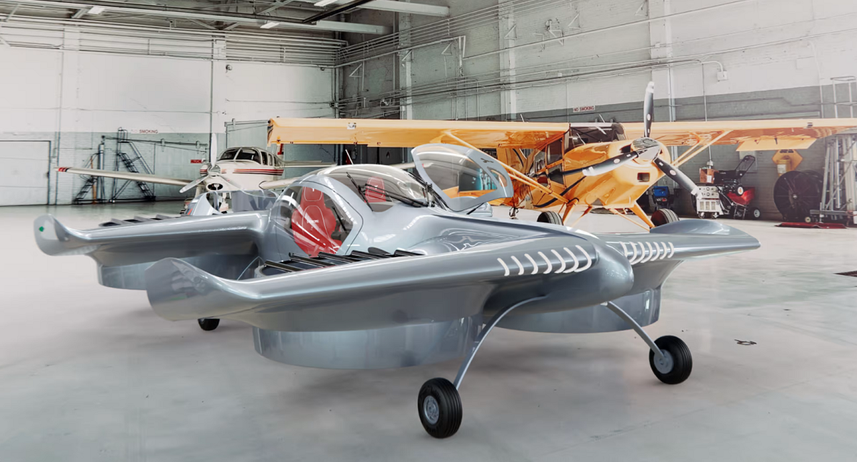 De 195.000 dollar kostende Doroni H1 vliegende elektrische auto van Doroni Aerospace heeft zijn eerste bemande vlucht gemaakt.