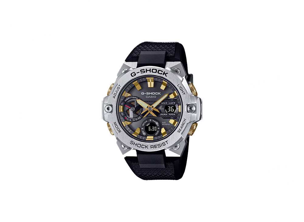 Ontdek het duurzame ontwerp van Casio's nieuwste G-Shock G-Steel: GST-B400CX-1AJR