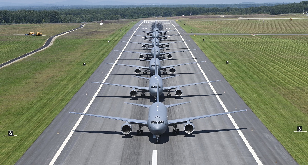 Boeing hervat leveringen van lang geplaagde KC-46 Pegasus-tankvliegtuigen na problemen met brandstoftank