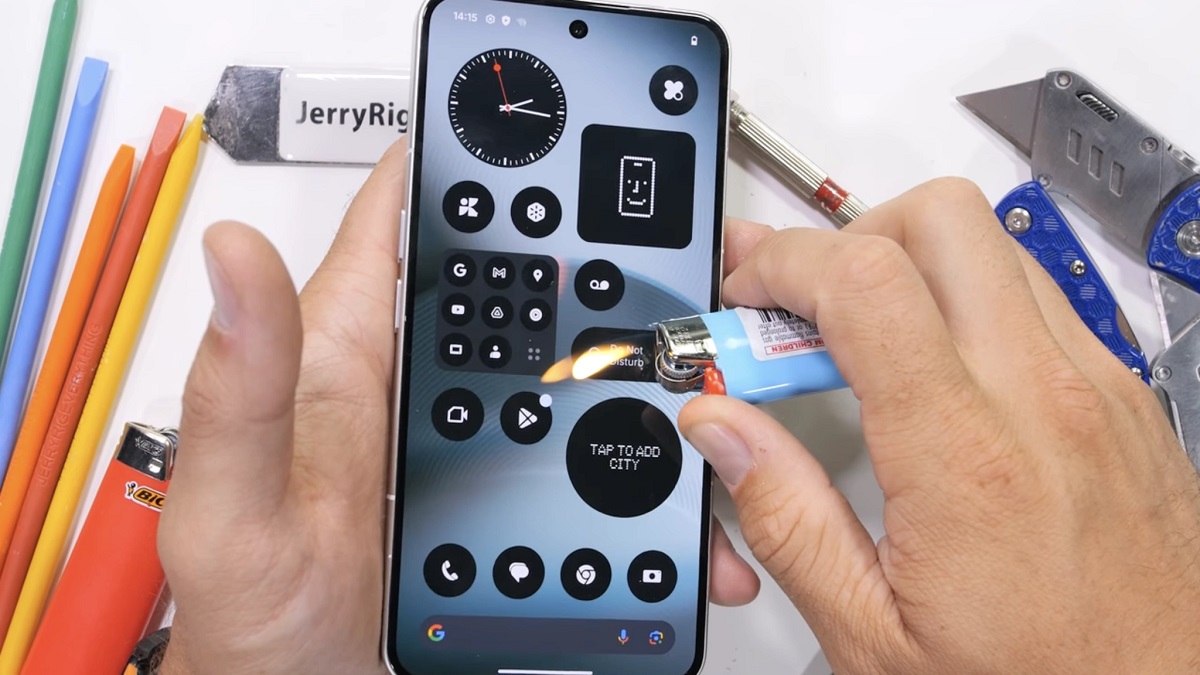 Betrouwbaarheid van de Nothing Phone (3) getest door vuur: testdetails Nothing Phone (3) onderworpen aan de vuurproef: kan de smartphone overleven?